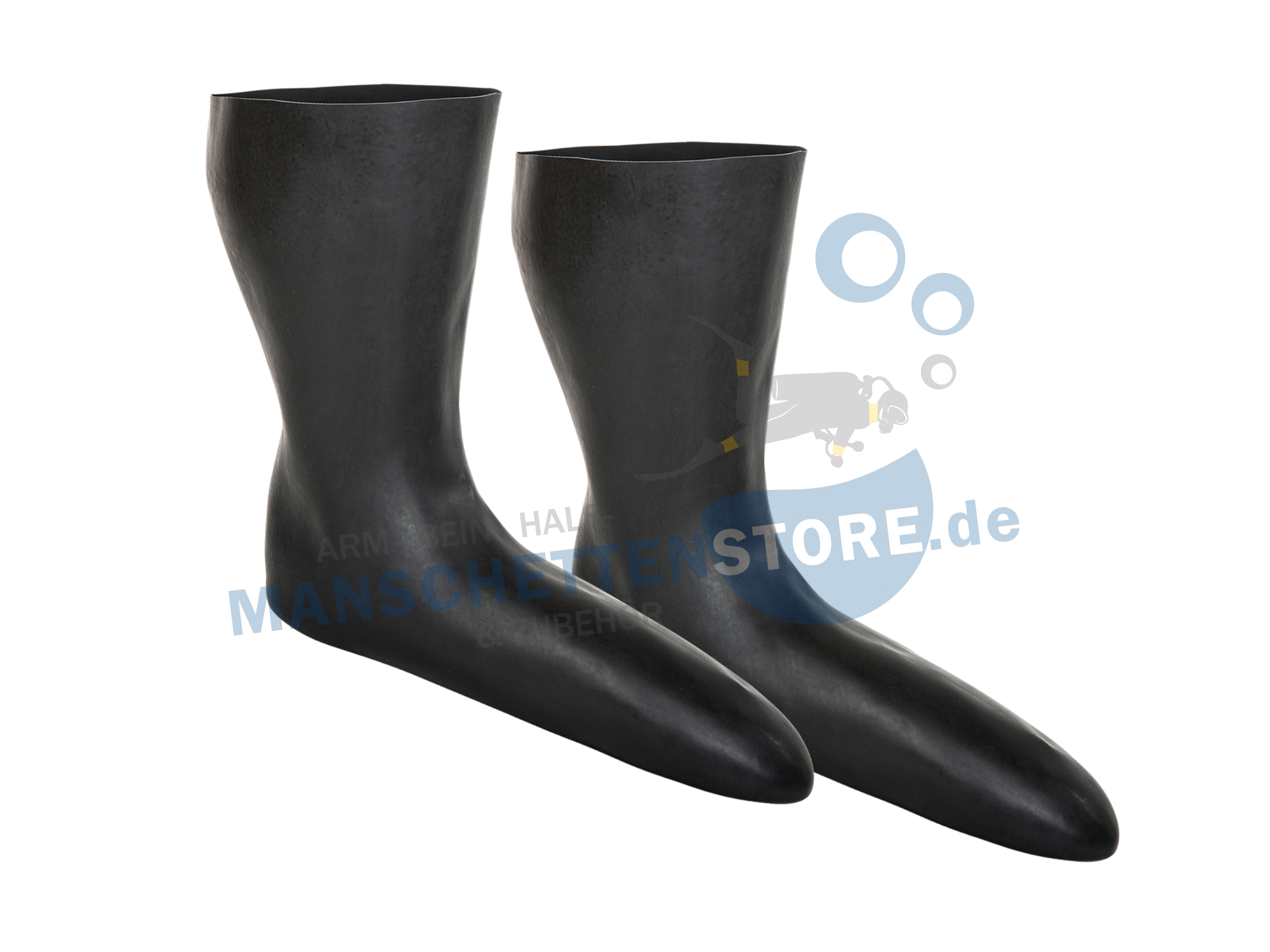 1 Paar 3D Latex Socken