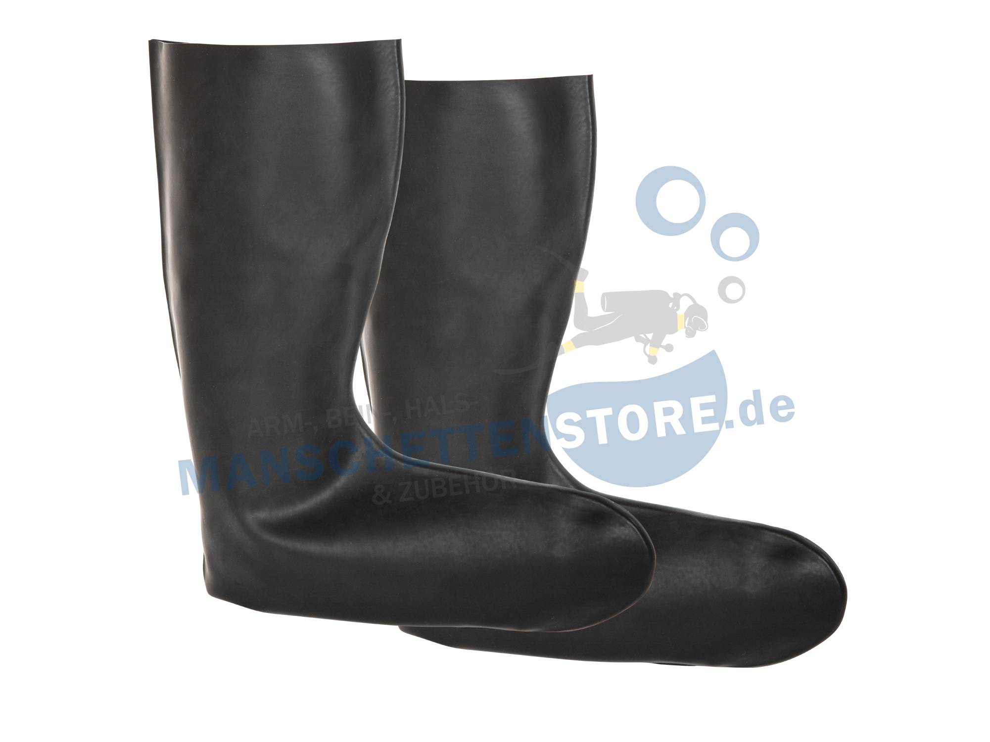 1 Paar 2D Latex Socken Größe L