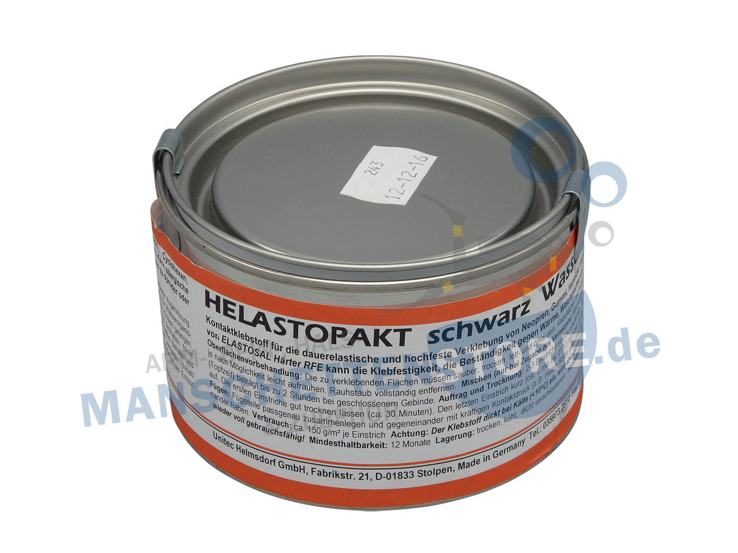Neoprenklebstoff HELASTOPAKT-schwarz - 300g